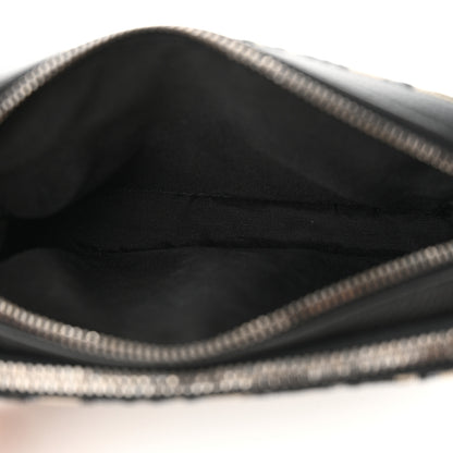 Christian Dior Oblique Pouch Navy Blue 5 of 14