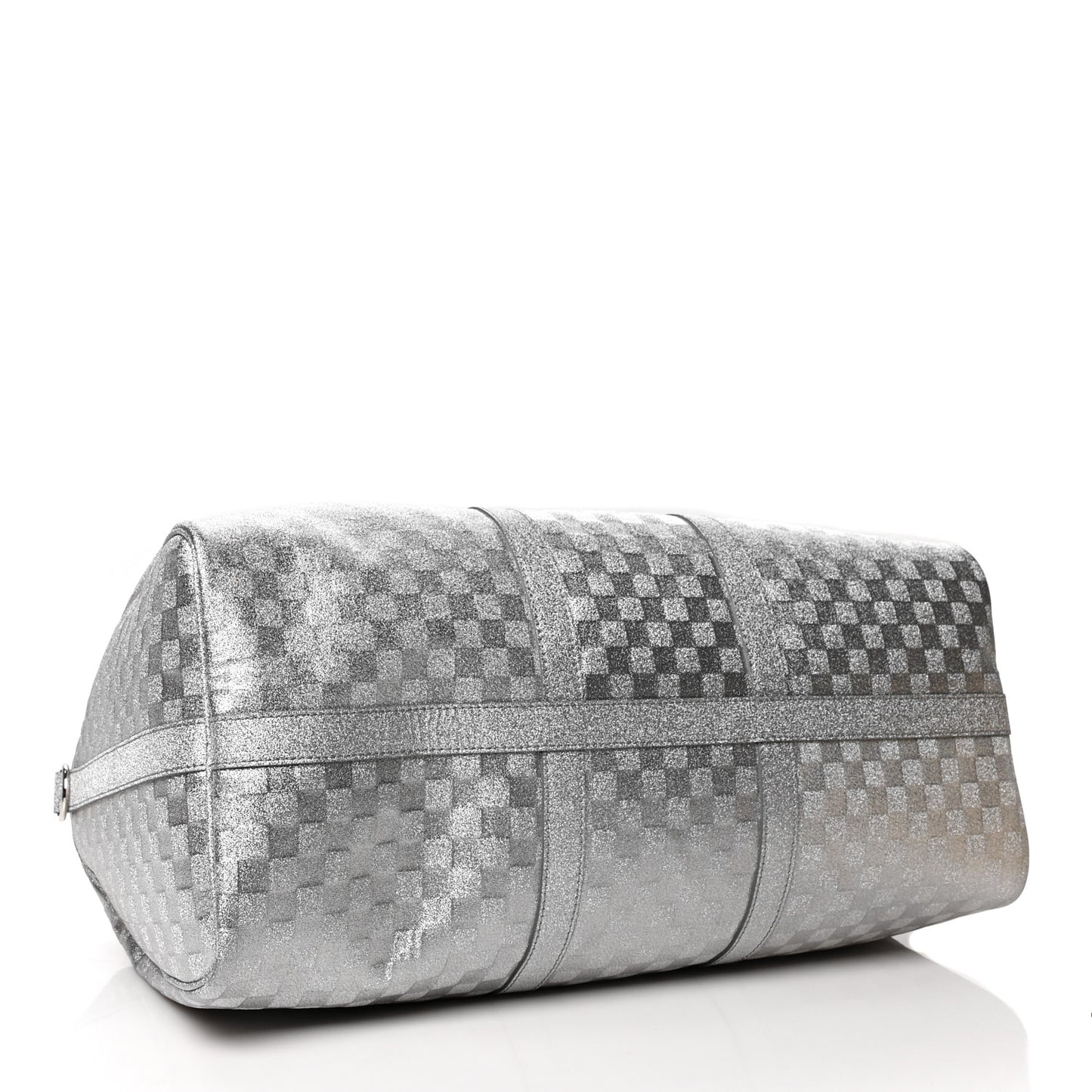 Damier Glitter Keepall Bandouliere 50 Silver
