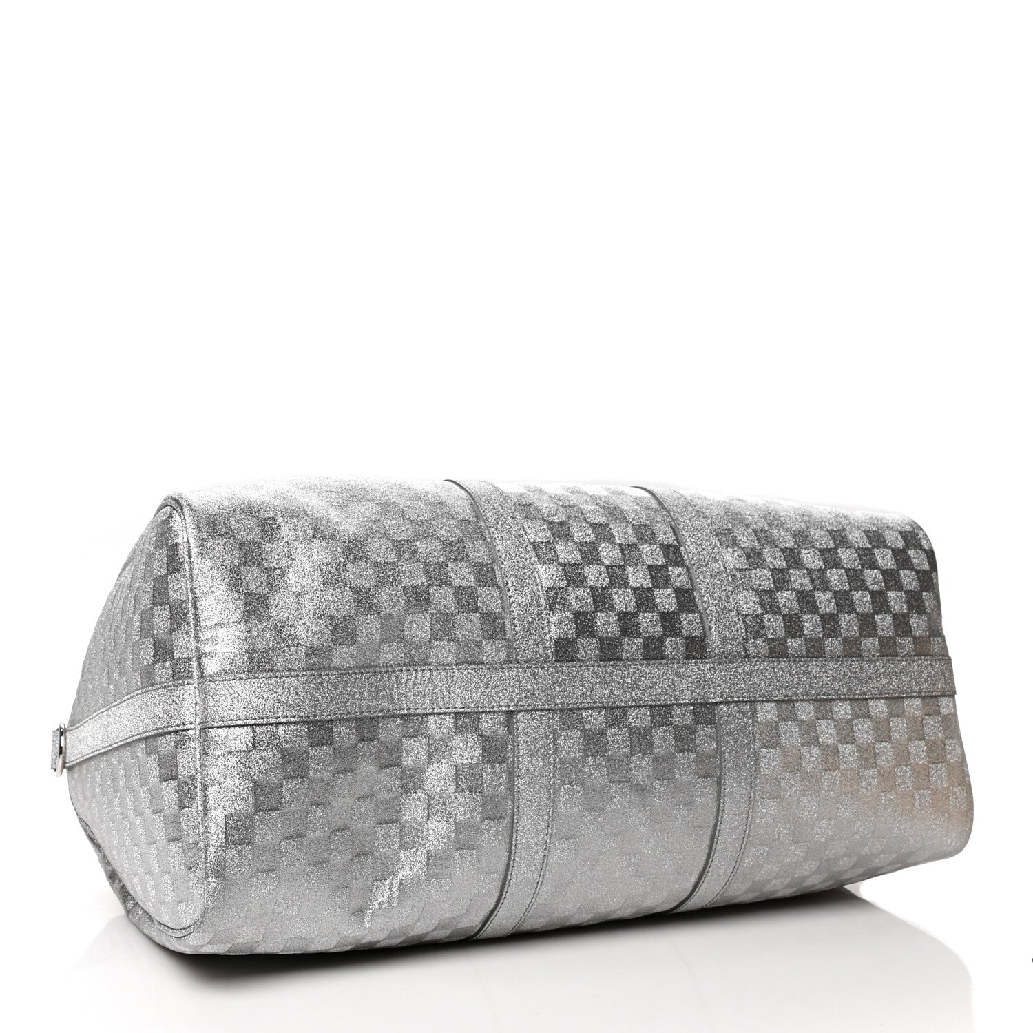 Louis Vuitton Damier Glitter Keepall Bandouliere 50 Silver 4 of 11