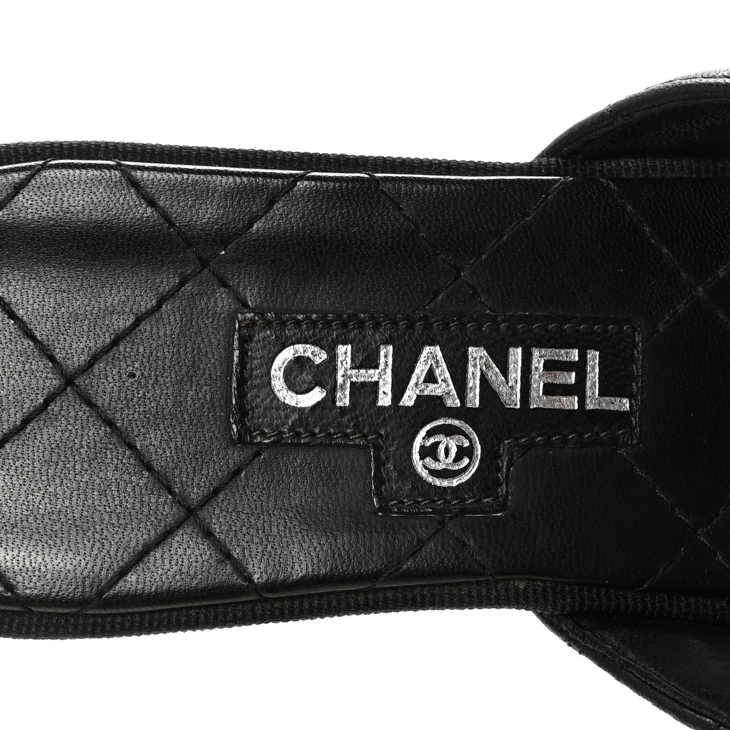Chanel Lambskin Quilted Turnlock CC Platform Thong Sandals 39