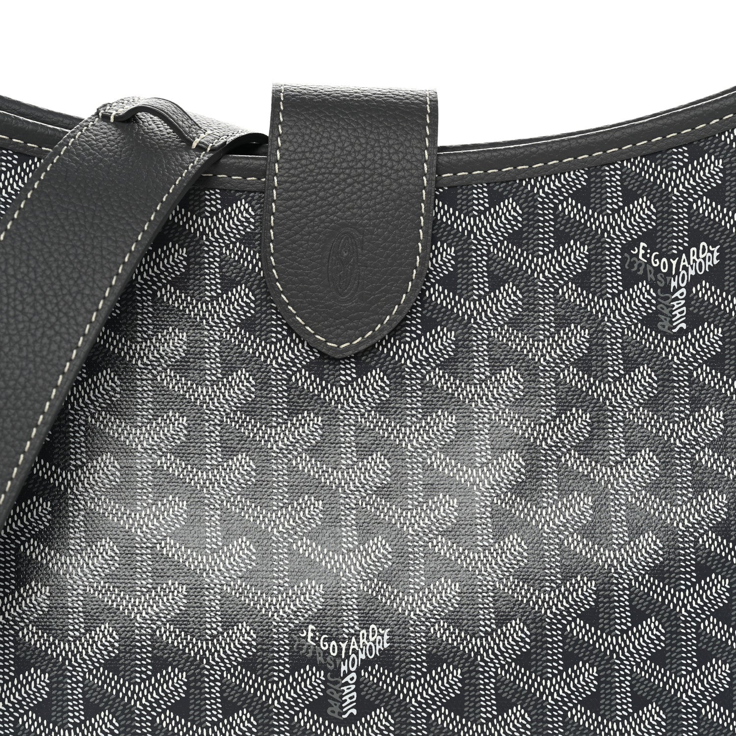 Goyard Goyardine Musette PM Bag Grey 7 of 9