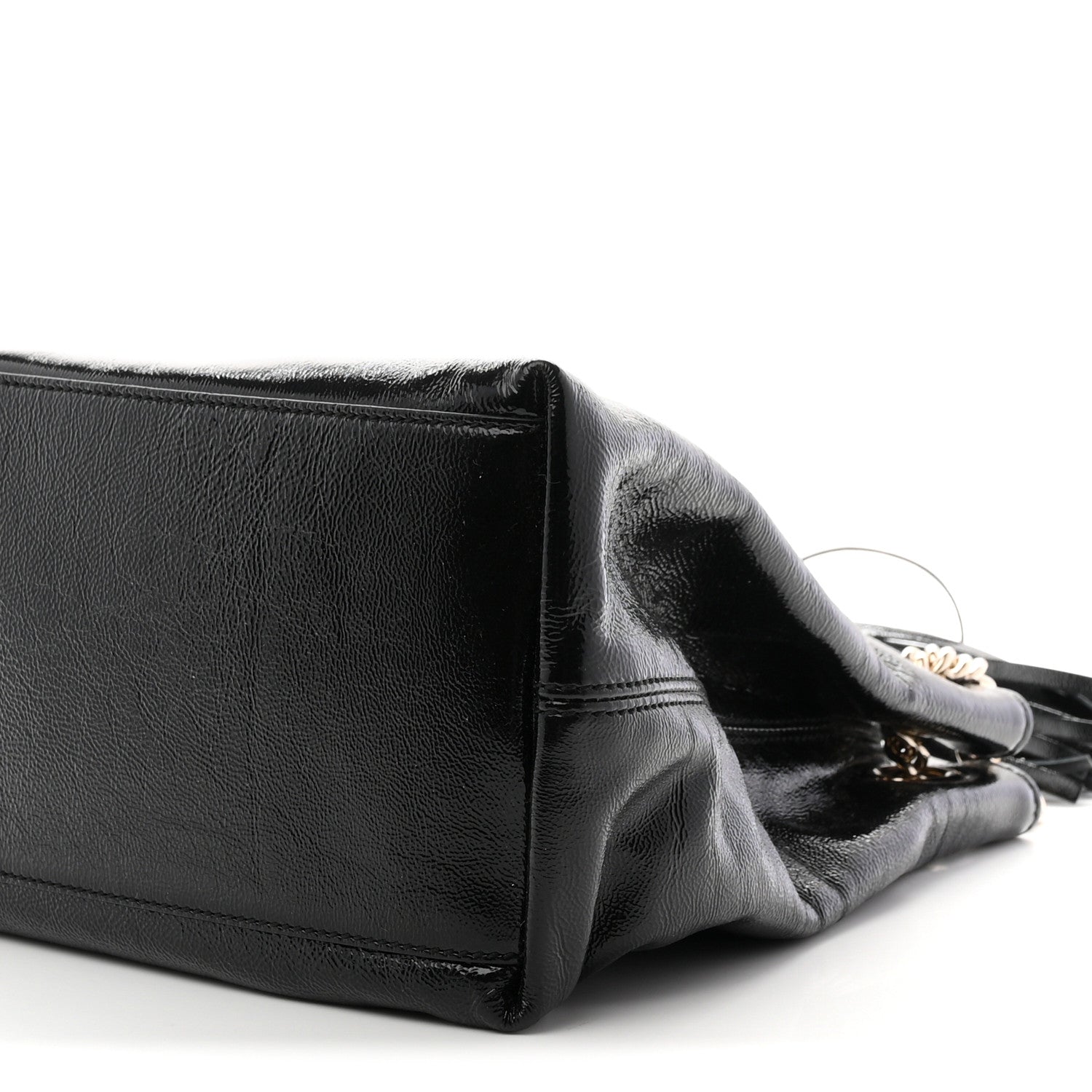 Gucci Patent Medium Soho Chain Shoulder Bag Black 11 of 11