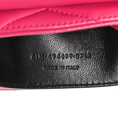 Saint Laurent Calfskin Y Quilted Monogram Small Loulou Chain Satchel Fresh Fuchsia 8 of 11