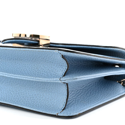 Gucci Dollar Calfskin Small Interlocking G Shoulder Bag Mineral Blue 10 of 11