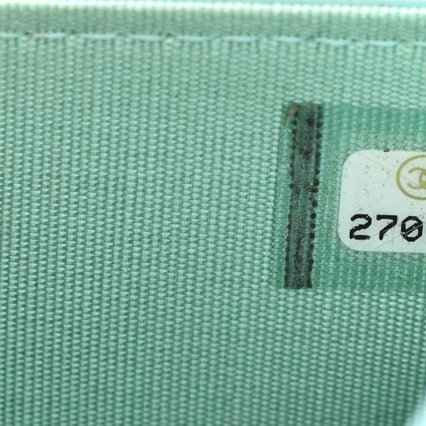 Caviar Quilted Boy Wallet On Chain WOC Light Blue