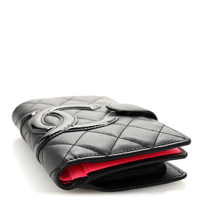 Chanel Calfskin Cambon Zipped Pocket Wallet Black 4 of 9