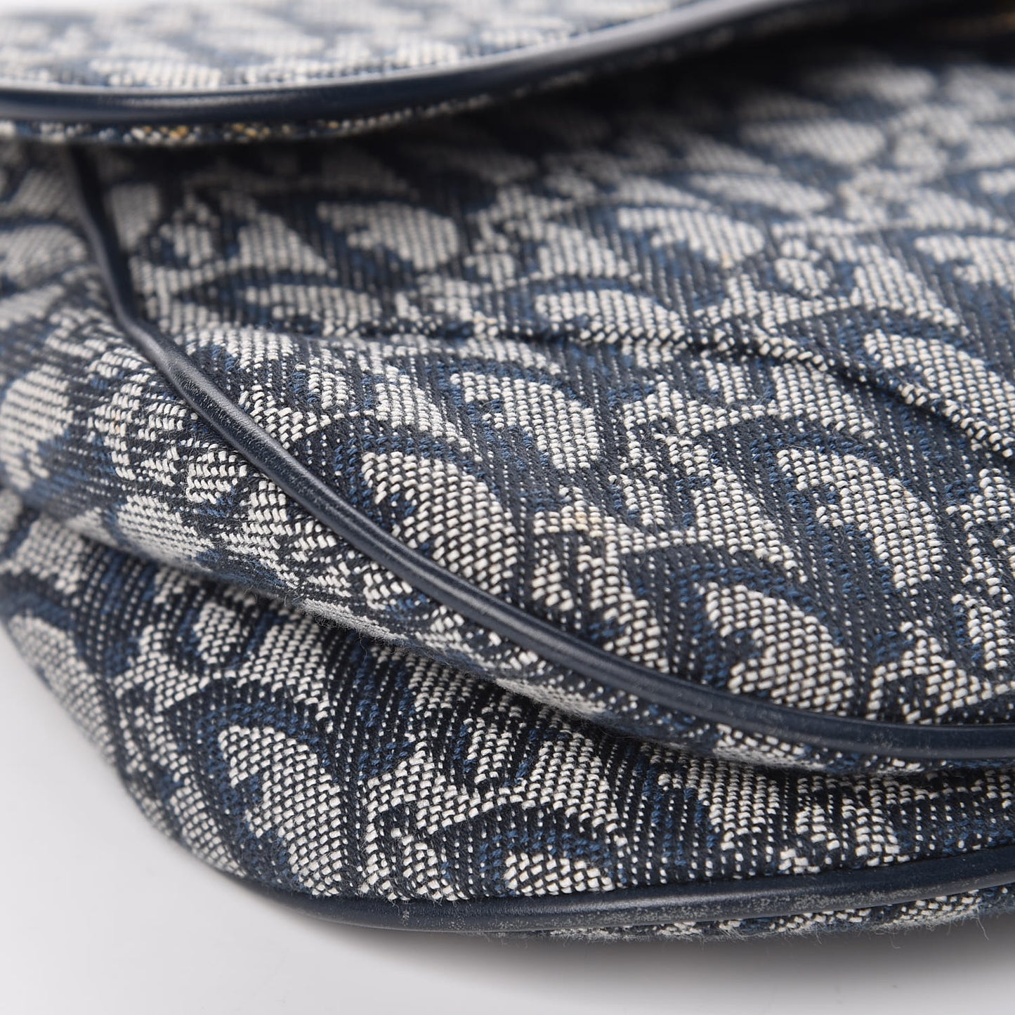 Monogram Saddle Bag Blue