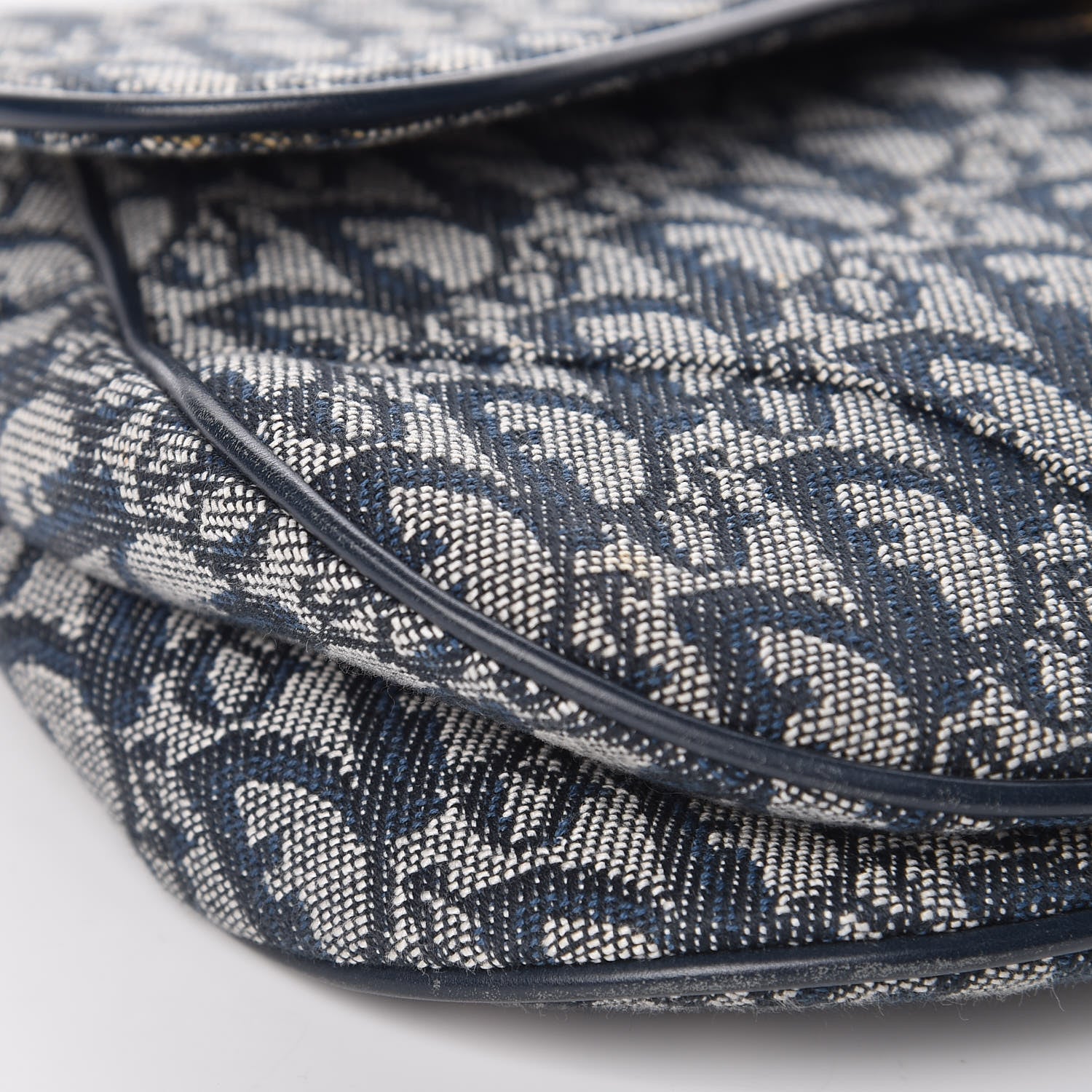Christian Dior Monogram Saddle Bag Blue 8 of 18