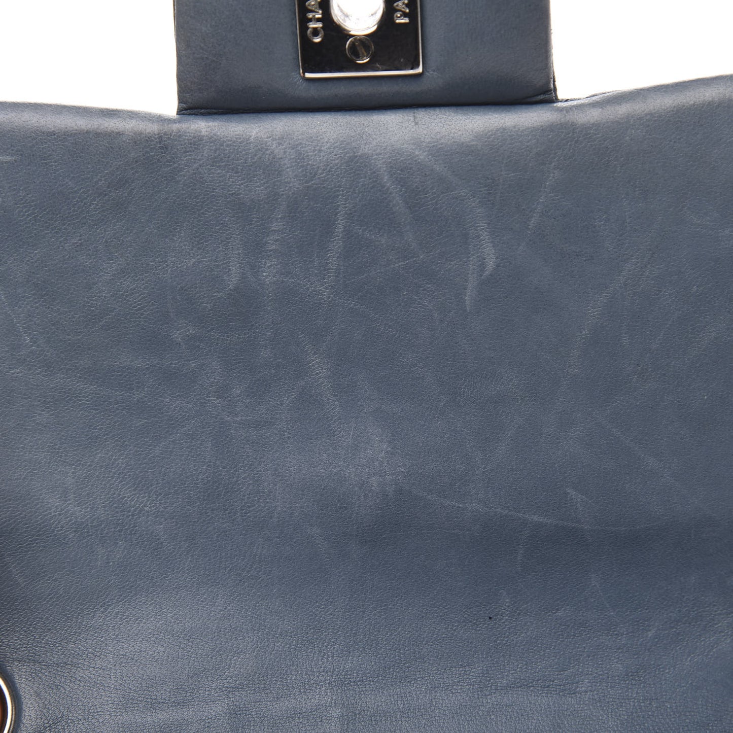 Lambskin Quilted Mini Square Flap Blue