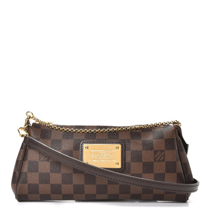 Louis Vuitton Damier Ebene Eva Clutch 1 of 8