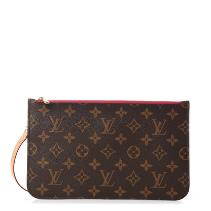 Louis Vuitton Monogram Neverfull MM GM Pochette Pivoine 1 of 7