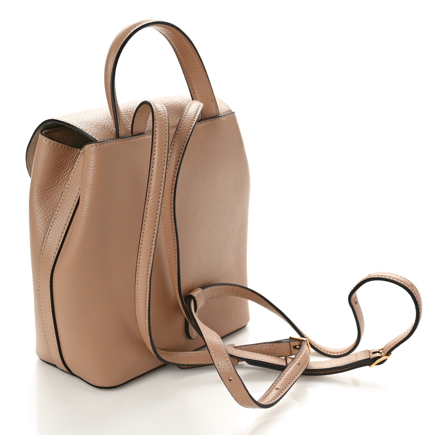 Mulberry Classic Grain Calfskin Mini Bayswater Backpack Blush 2 of 12
