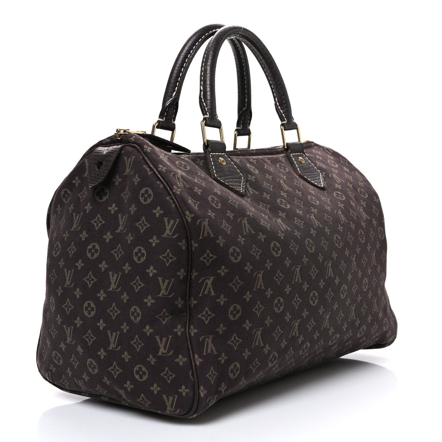 Louis Vuitton Mini Lin Speedy 30 Ebene 3 of 12