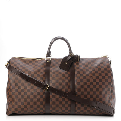 Louis Vuitton Damier Ebene Keepall Bandouliere 55 1 of 8