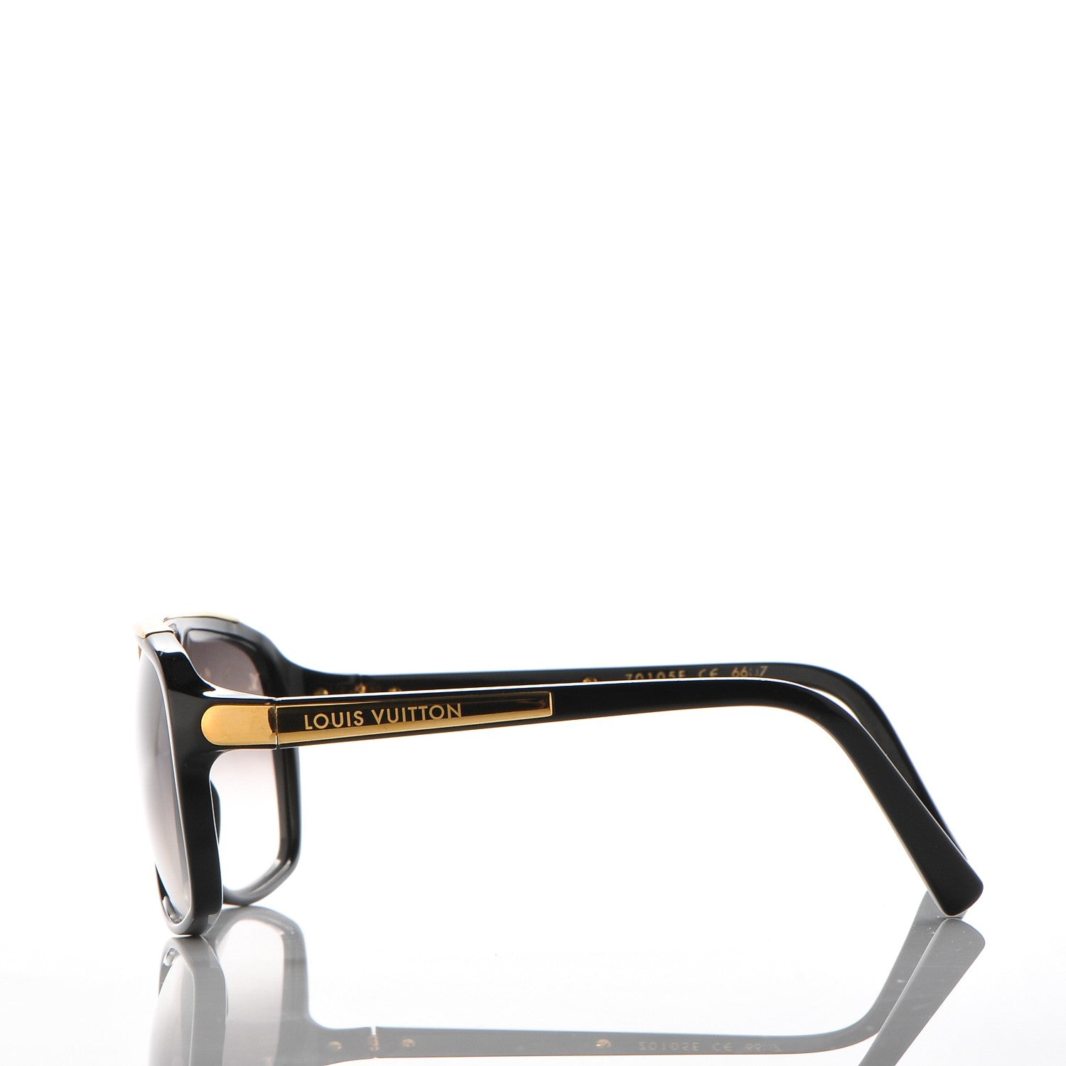 Louis Vuitton Acetate Evidence Sunglasses Z0105E Black 4 of 6