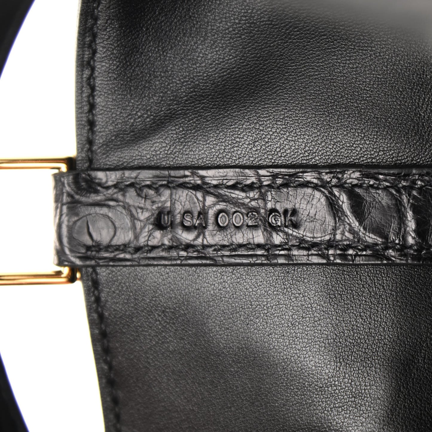Matte Alligator Picotin Lock 18 Black