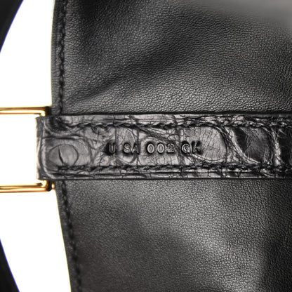 Hermes Matte Alligator Picotin Lock 18 Black 7 of 10