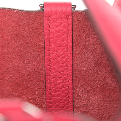 Hermes Taurillon Clemence Picotin Lock 18 PM Rose Extreme 7 of 9
