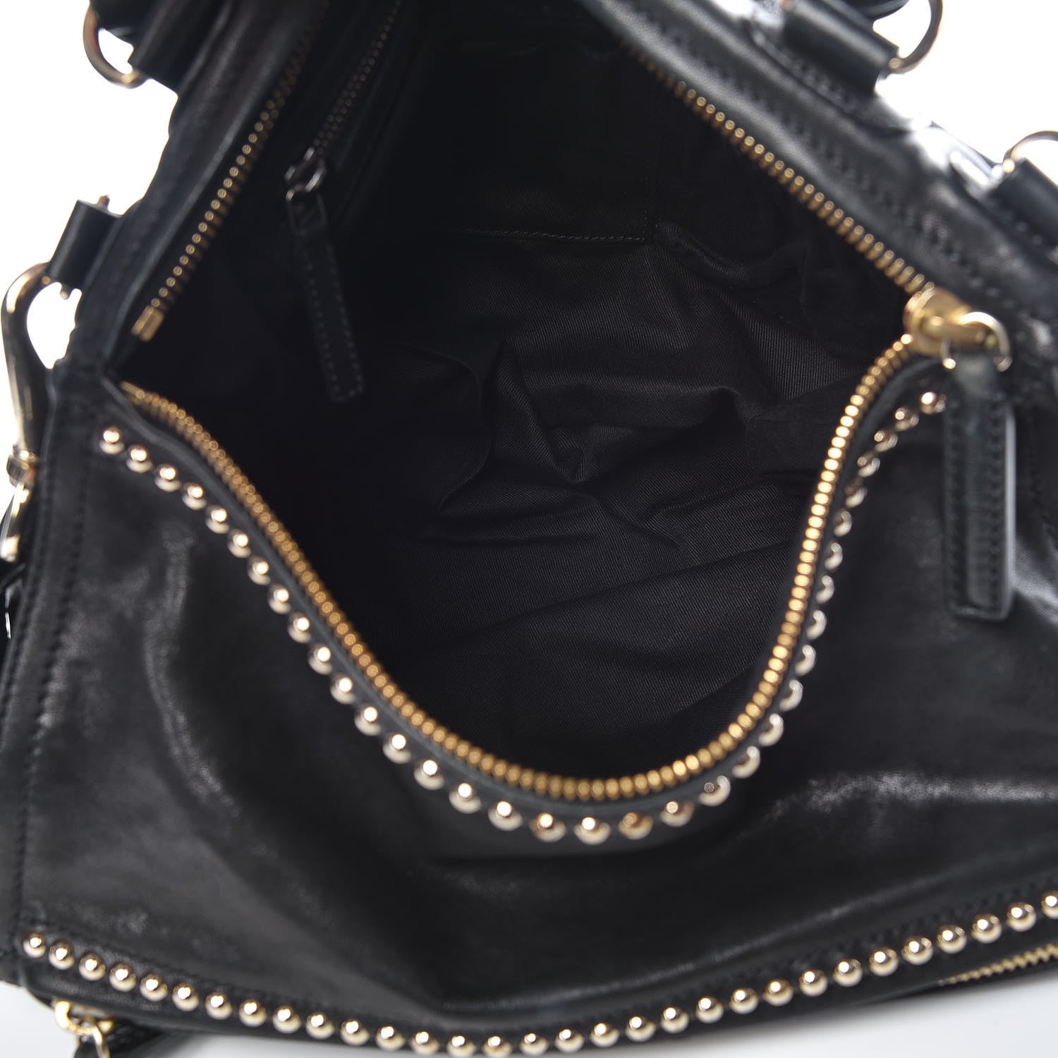 Givenchy Washed Lambskin Medium Studded Pandora Black 5 of 15