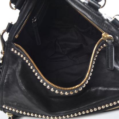 Givenchy Washed Lambskin Medium Studded Pandora Black 5 of 15
