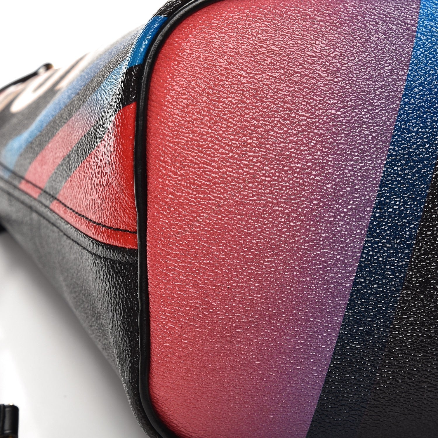 Louis Vuitton Damier Race Neverfull MM Noir Rouge 9 of 11