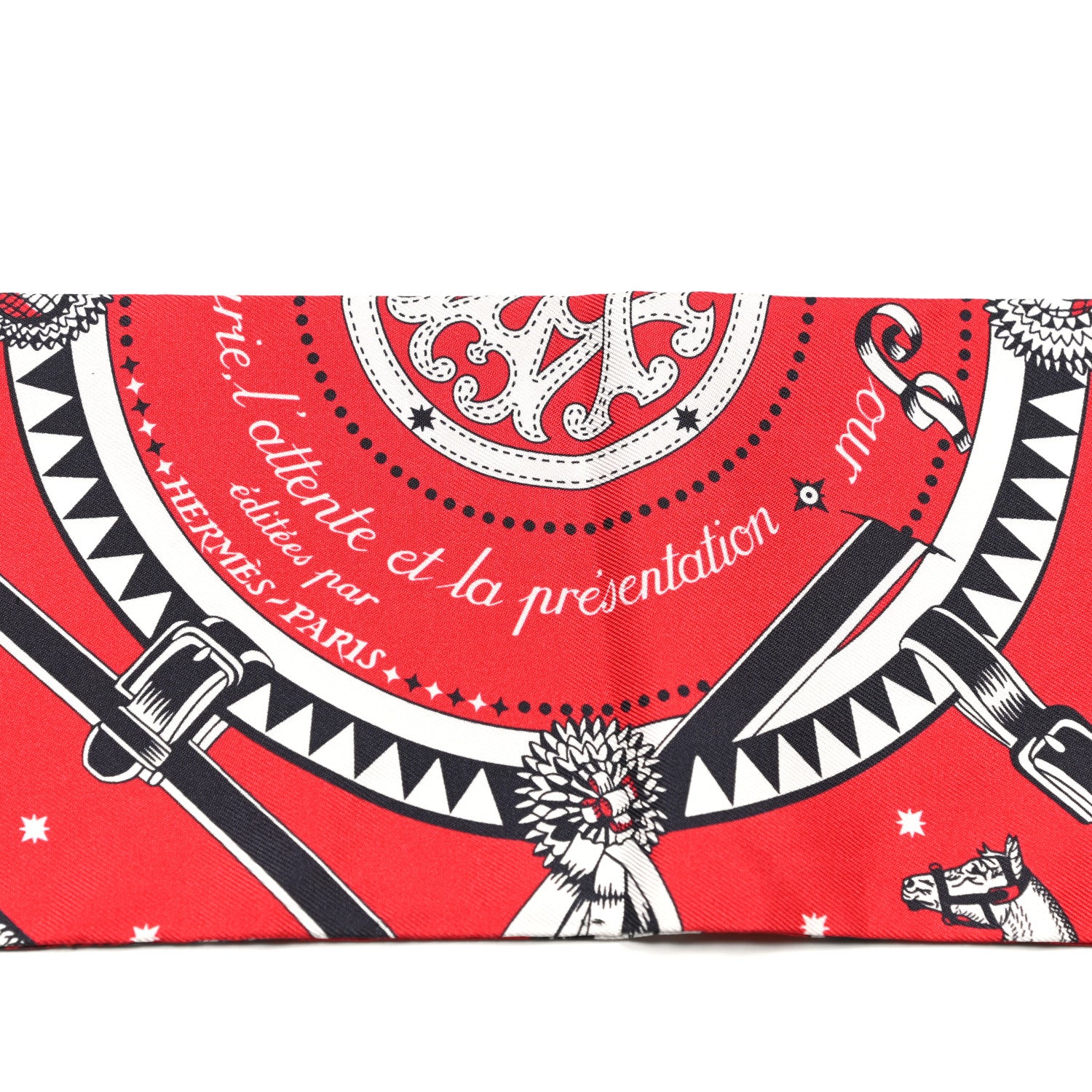 Hermes Silk Couvertures et Tenues de Jour Bandana Maxi Twilly Slim Rose Vif Rouge Vermillon 3 of 4