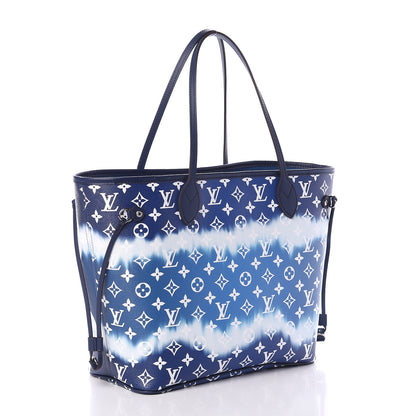 Louis Vuitton Monogram Escale Neverfull MM Blue 2 of 8