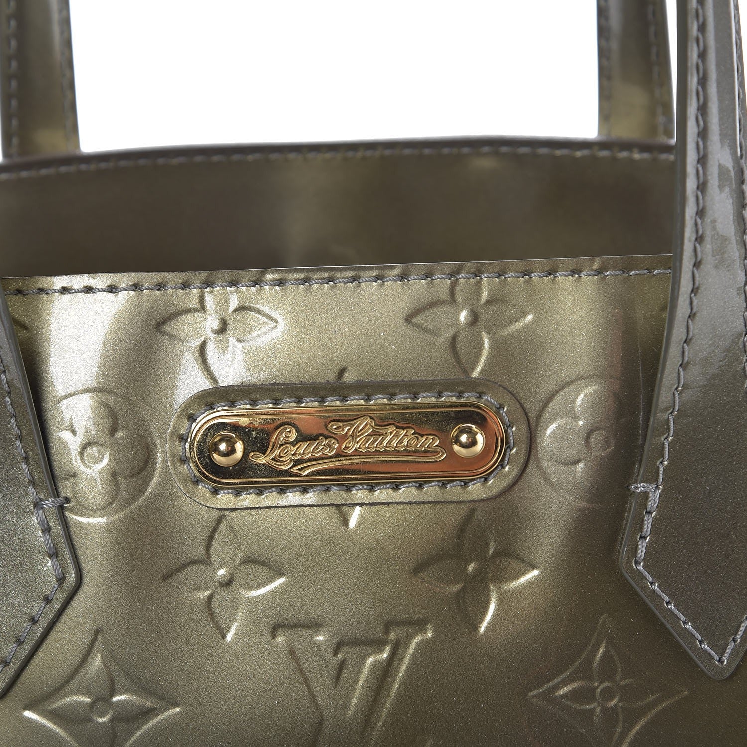 Louis Vuitton Vernis Wilshire PM Gris Art Deco 7 of 11