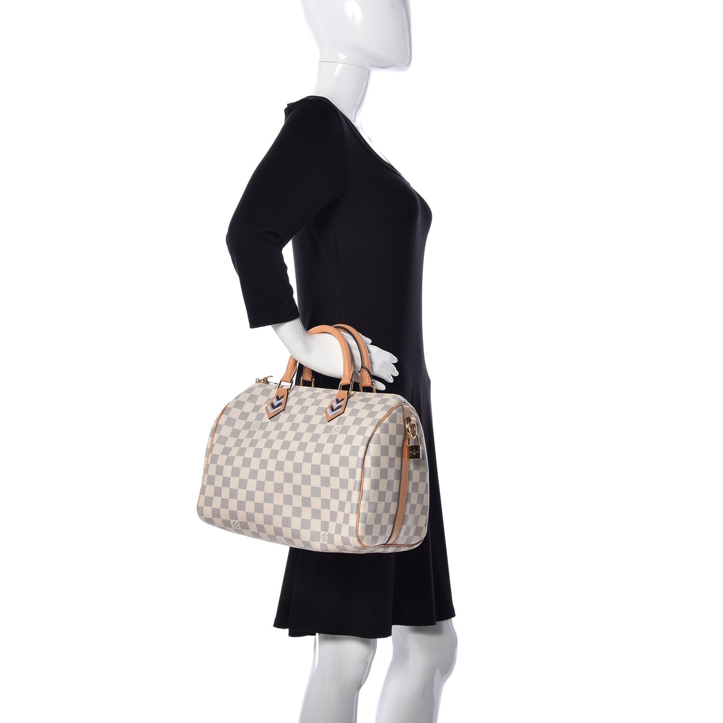 Damier Azur Braided Speedy Bandouliere 30 Blue