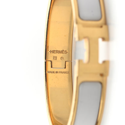 Hermes Enamel Narrow Clic Clac H Bracelet PM White 4 of 6