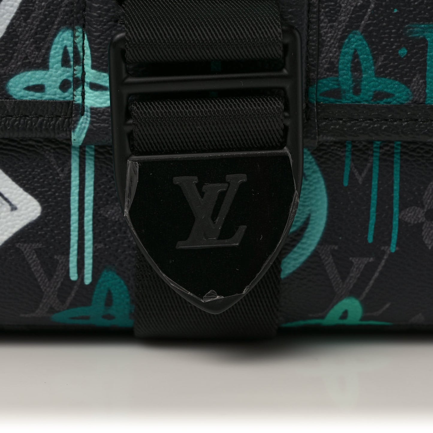 Monogram Eclipse LV Graffiti Archy Messenger MM Green Lights