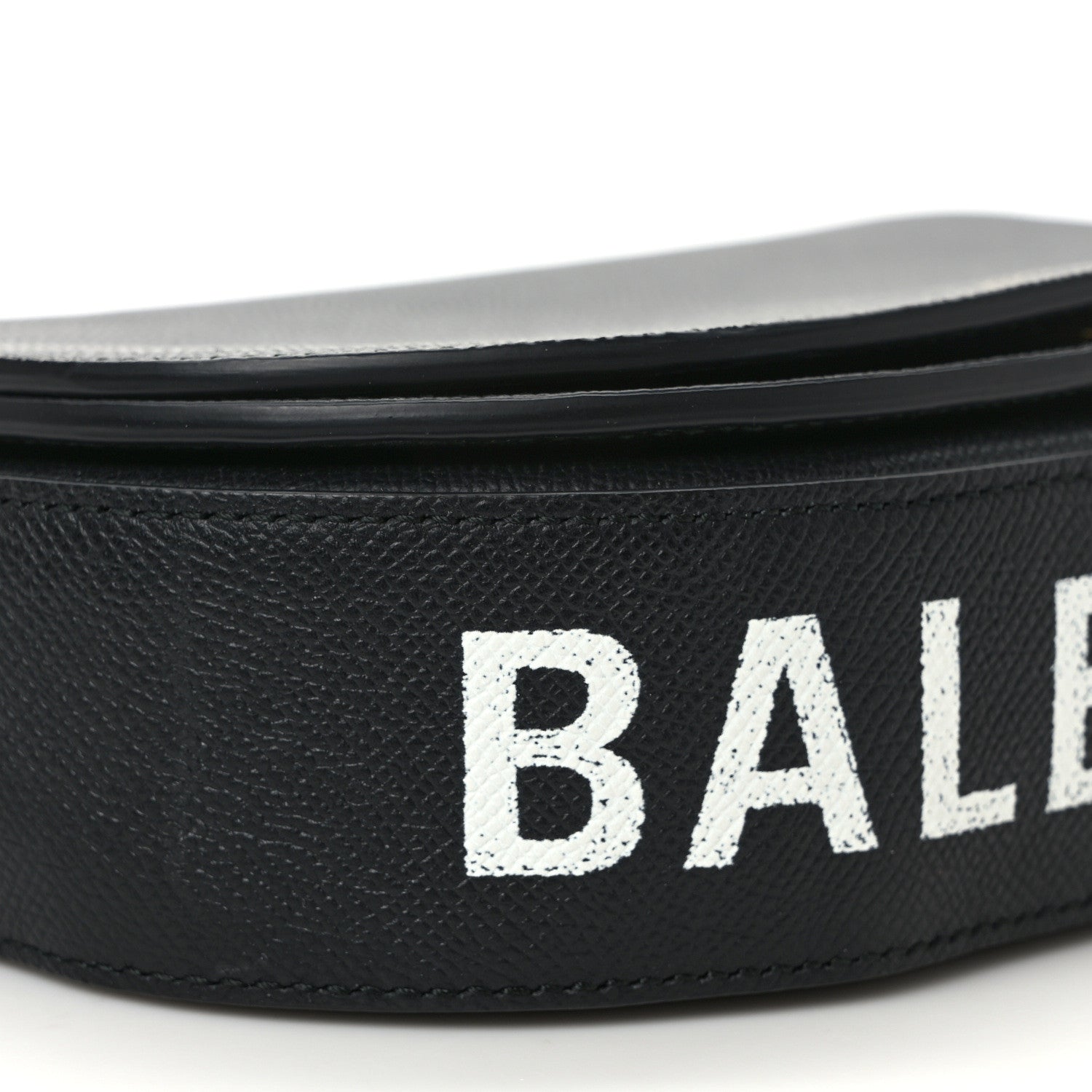 Balenciaga Signature Grained Calfskin Logo Ville Day Bag Black 6 of 7