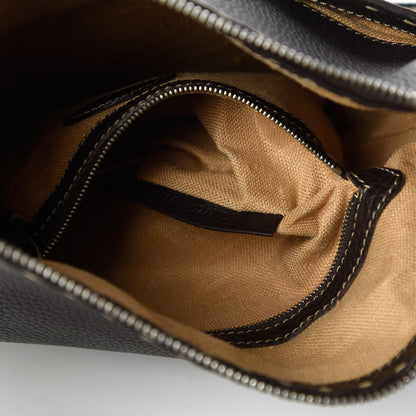 Fendi Cuoio Romano Selleria Messenger Testa di Moro 9 of 10
