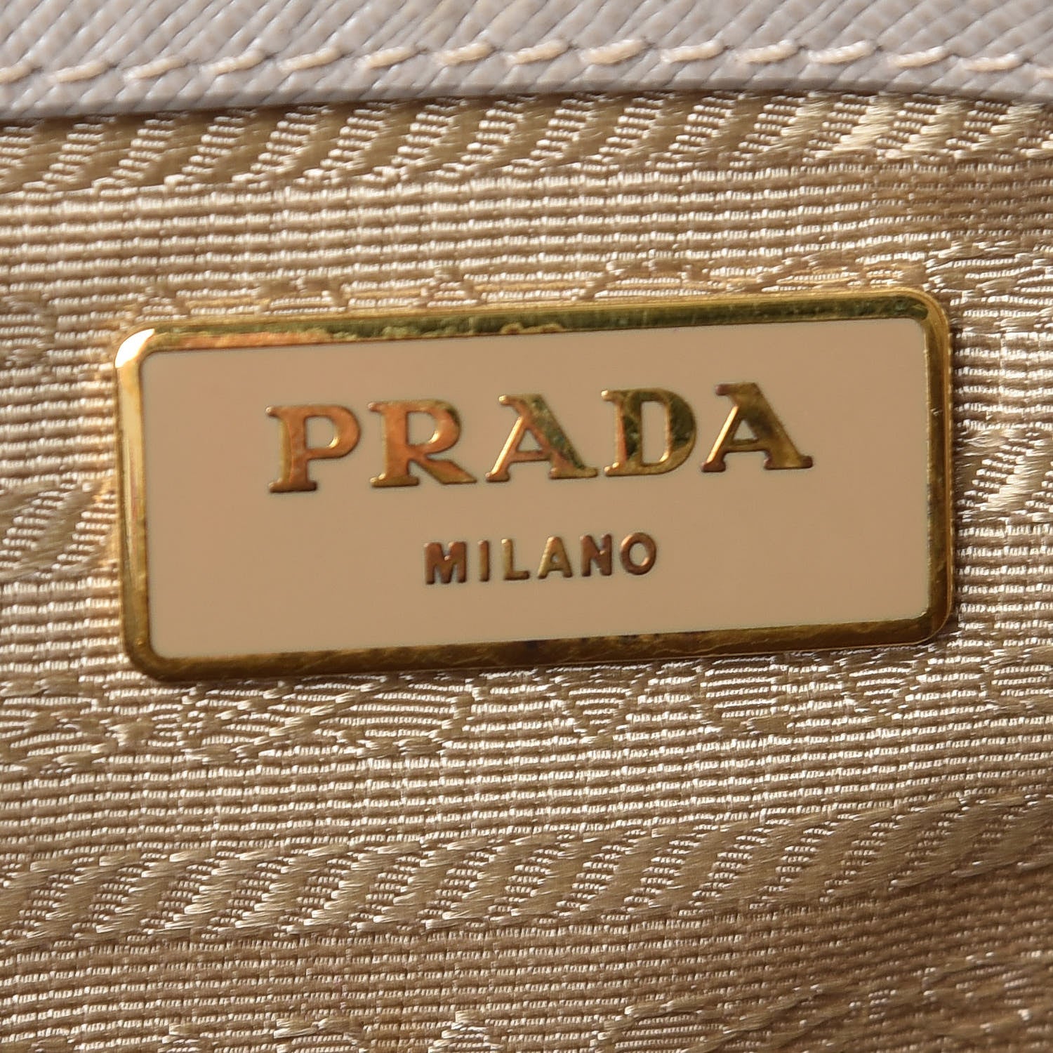 Prada Saffiano Lux Large Tote Argilla 6 of 12