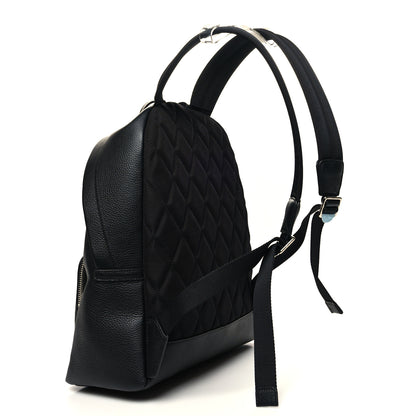 Burberry Calfskin Logo Embossed Backpack Black 2 of 8