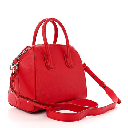 Givenchy Sugar Goatskin Mini Antigona Medium Red 3 of 10