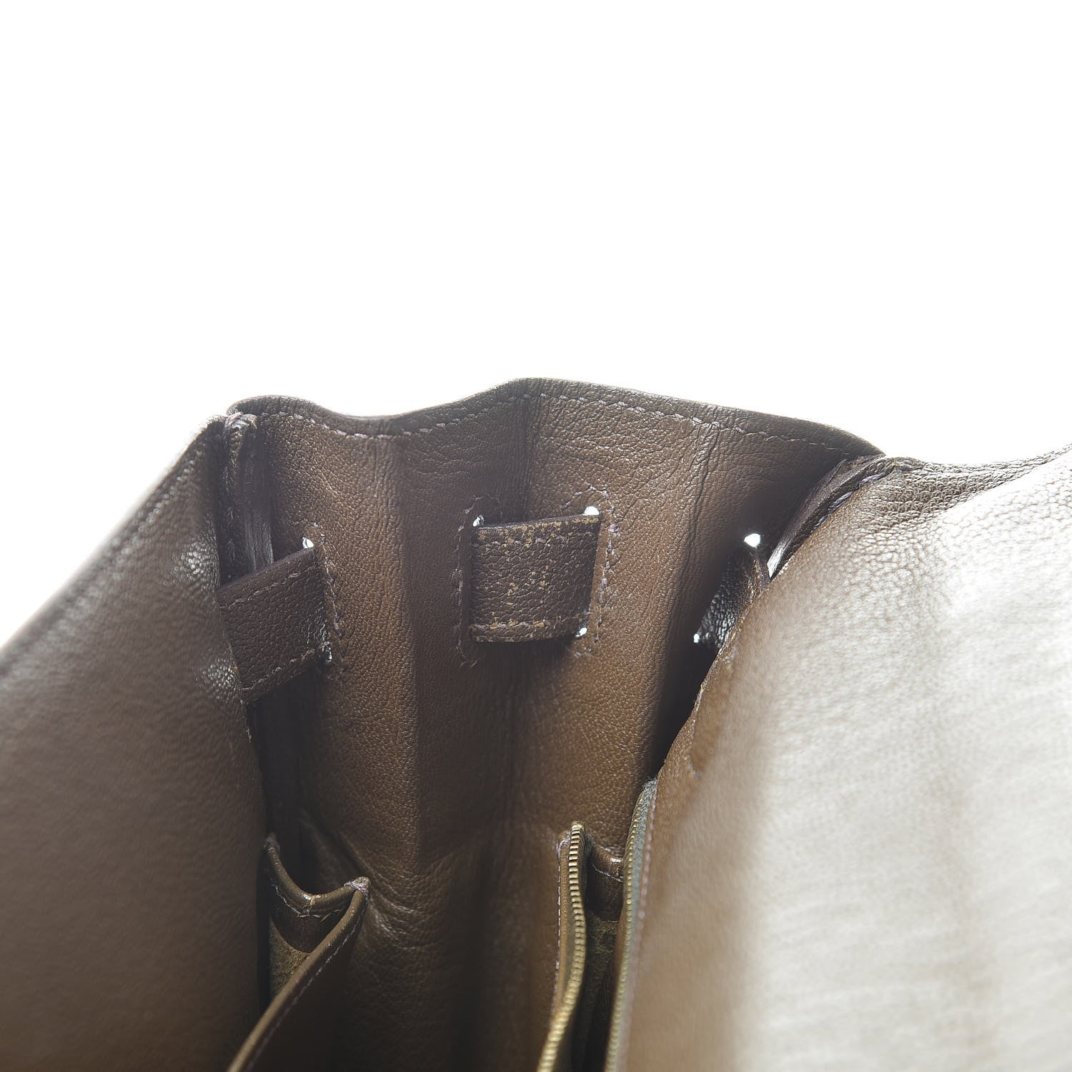 Hermes Chevre De Coromandel Kelly Retourne 32 Vert Bronze 18 of 50