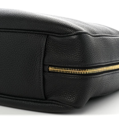 Prada Vitello Daino Large Top Handle Bag Black 11 of 11
