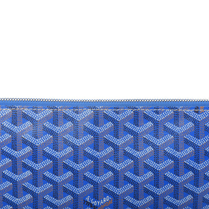 Goyard Goyardine Senat Pochette MM Sky Blue 11 of 11