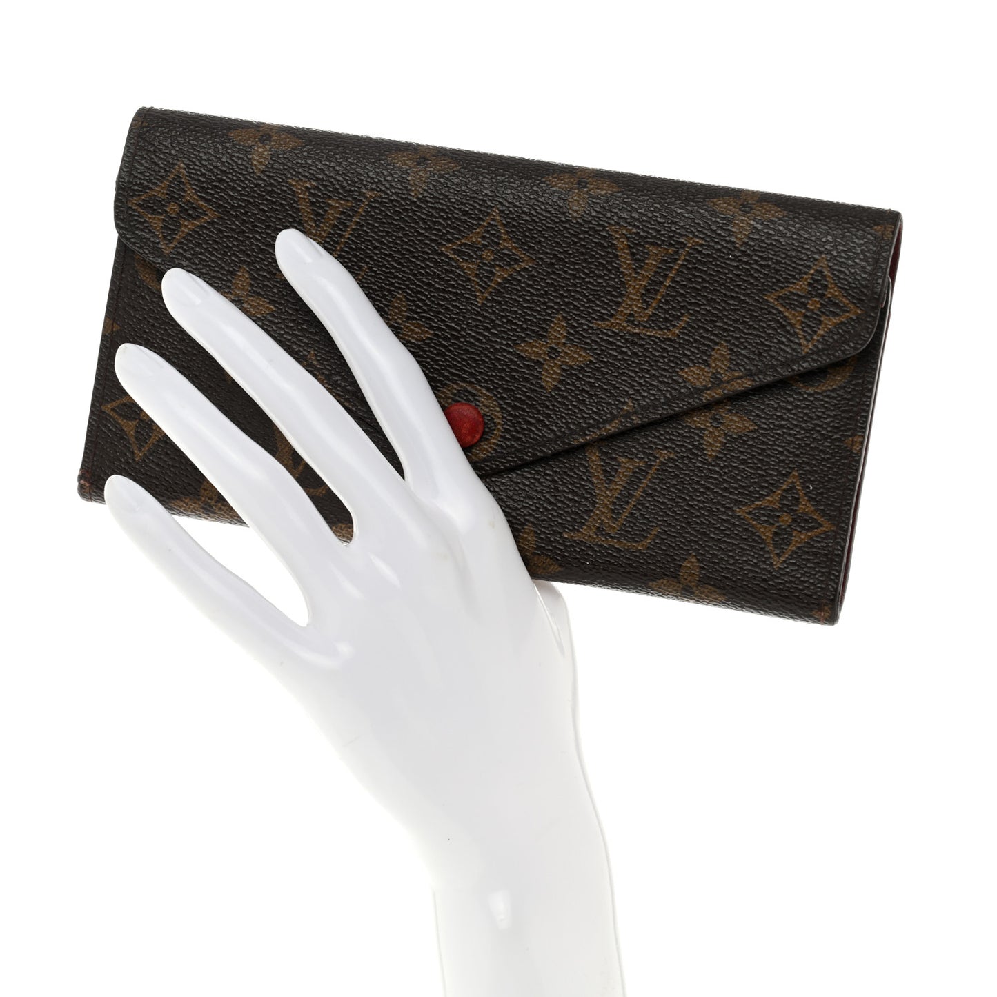 Monogram Josephine Wallet Red