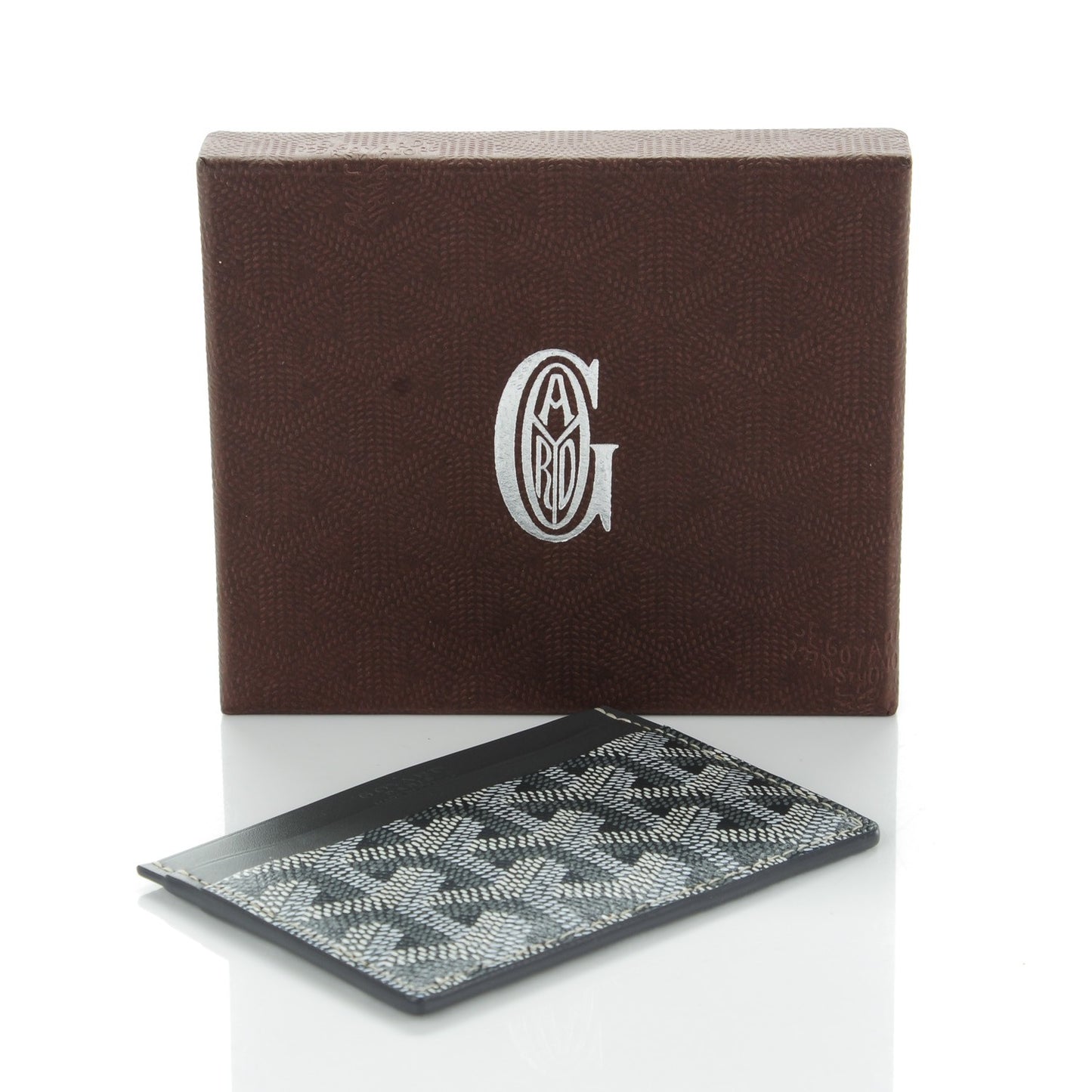 Goyardine Saint Sulpice Card Holder Grey