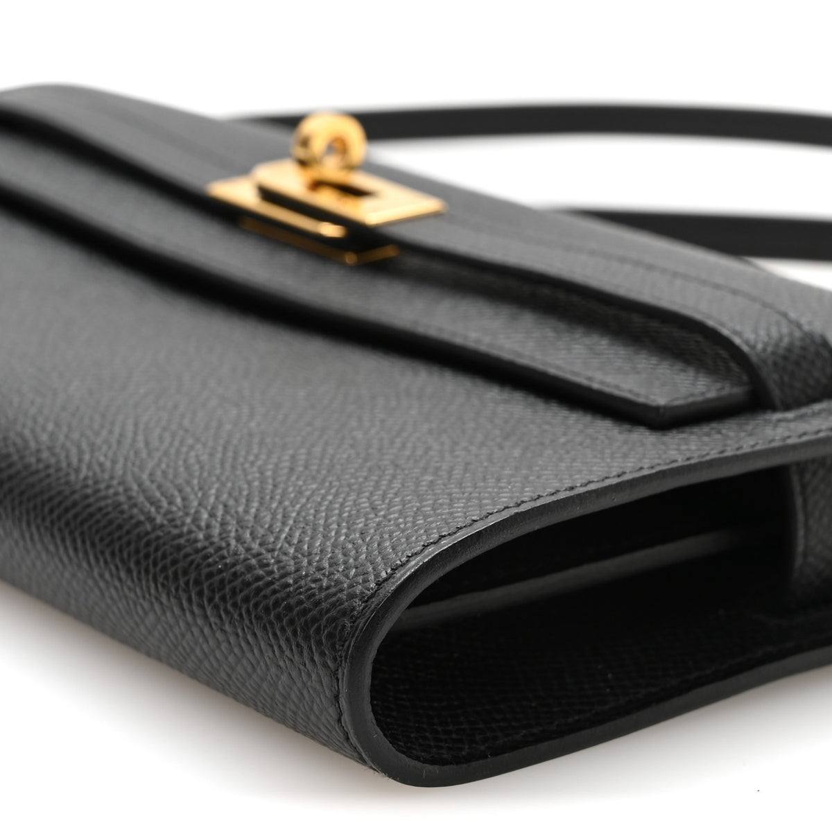 Hermes Epsom Kelly Wallet To Go Black 10 of 11