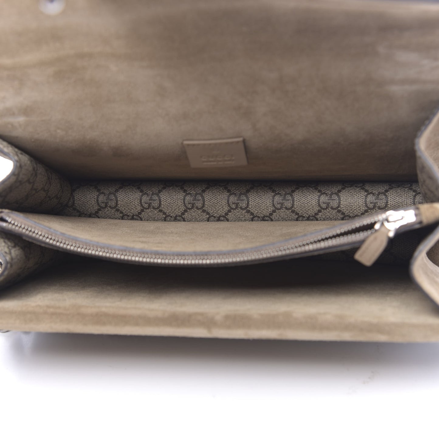 GG Supreme Monogram Small Dionysus Shoulder Bag Taupe
