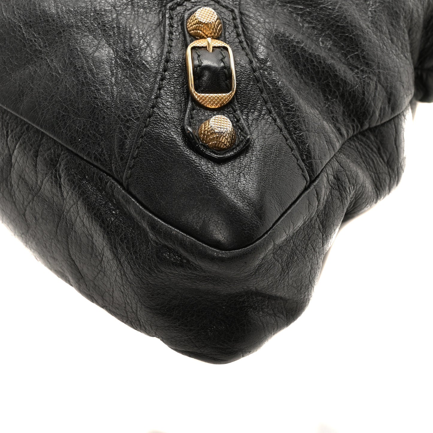 Agneau Giant 12 Gold Hardware Town Black