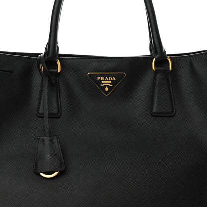 Prada Saffiano Lux Large Tote Tote Black 7 of 11