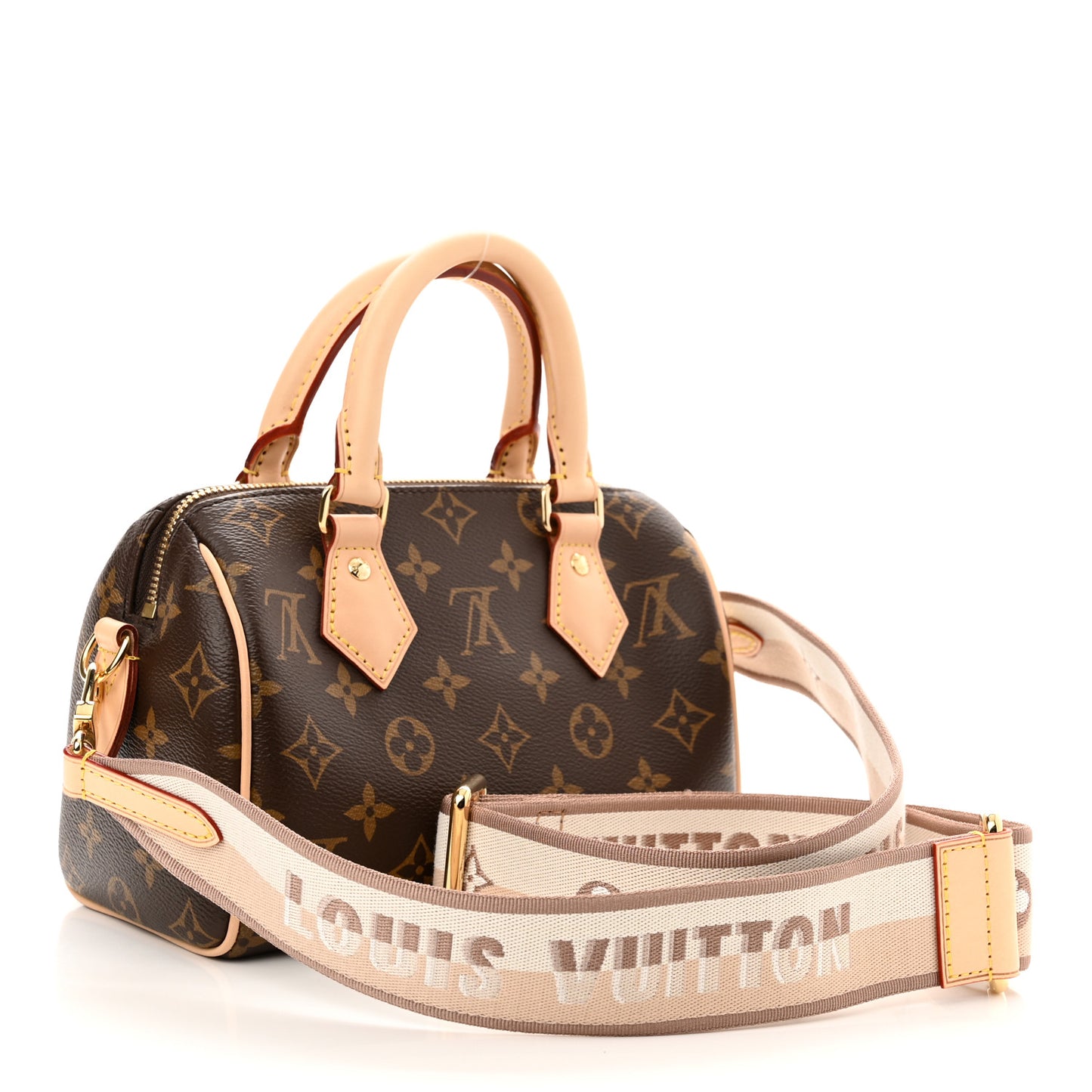 Monogram Speedy Bandouliere 20 Beige