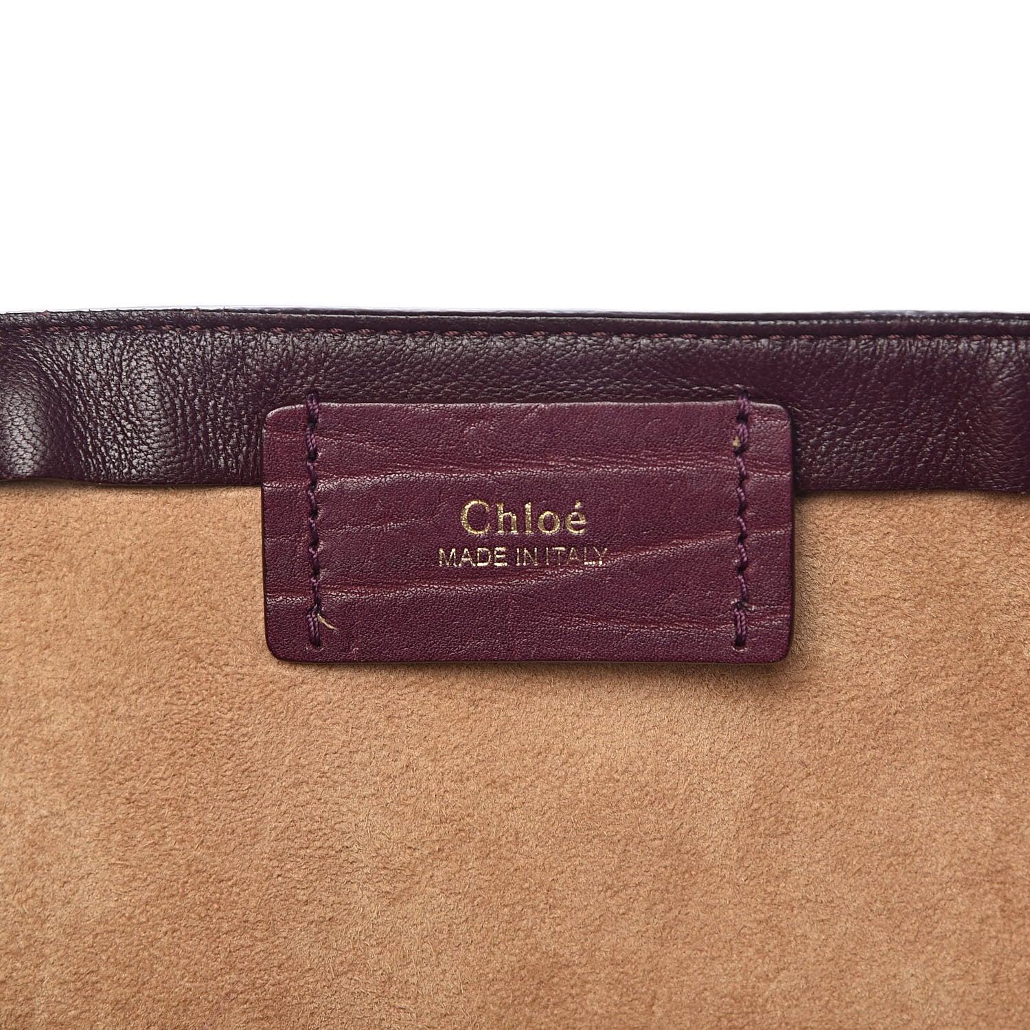 Chloe Calfskin Dilan East West Tote Wild Purple 6 of 22