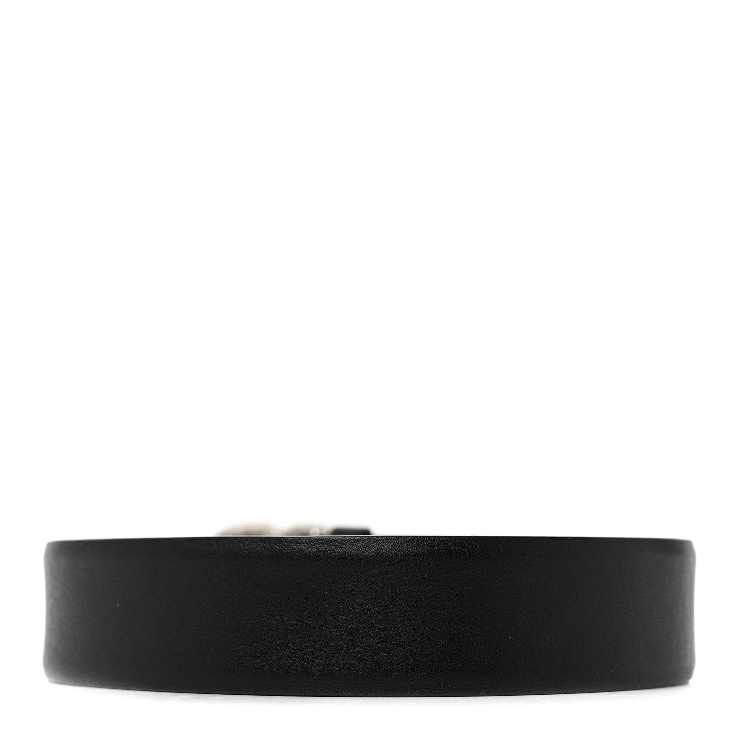 Chanel Calfskin Pearl Crystal CC Chain Belt 90 36 Black 2 of 7