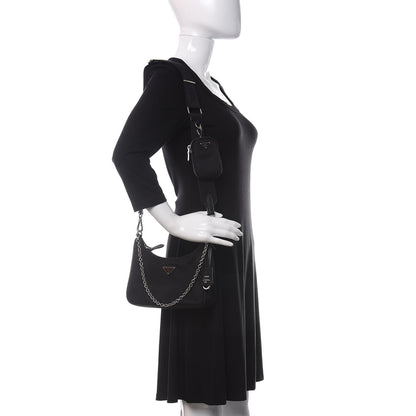 Prada Nylon Re-Edition 2005 Shoulder Bag Black 2 of 11