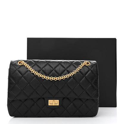 Chanel Aged Calfskin Quilted 2.55 Reissue 226 Flap Black 11 of 11